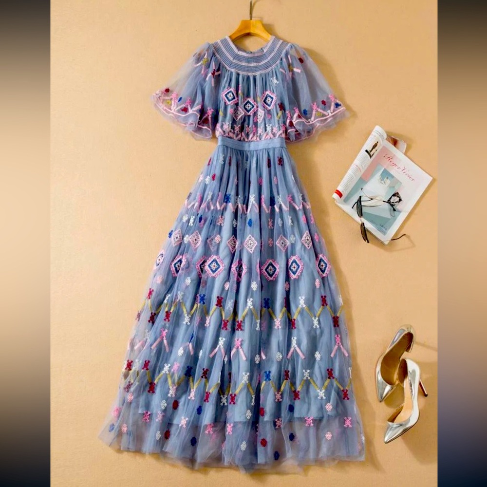 Beautiful mesh summer dress